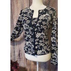 💕Oscar de la Renta Cardigan Tank Twinset